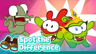 spot the difference when its chameleons prank om nom needs help