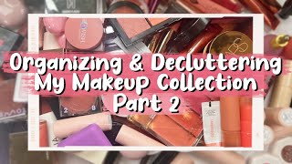 DECLUTTERING My Blushes, Bronzers & Highlights! | Part 2, December 2023 | Julia Adams