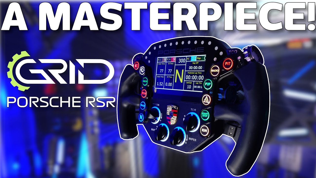 Произведение искусства! | Официально лицензированный руль Porsche RSR Sim Racing