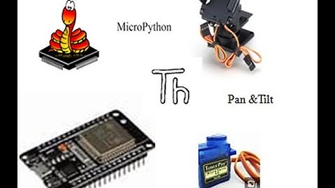 Pan and Tilt Control with Servo Motor using ESP32. MicroPython Platform