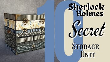 Tutorial 10/14 Sherlock Holmes Secret Storage Unit , made by  scrapqueen designs