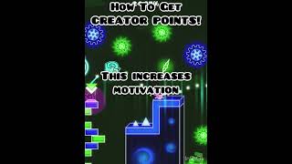 How To Get CREATOR POINTS! #geometrydash #shorts #subscribe