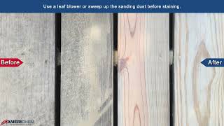 Wood Deck Sanding Made Easy with the Pivot by Square Scrub