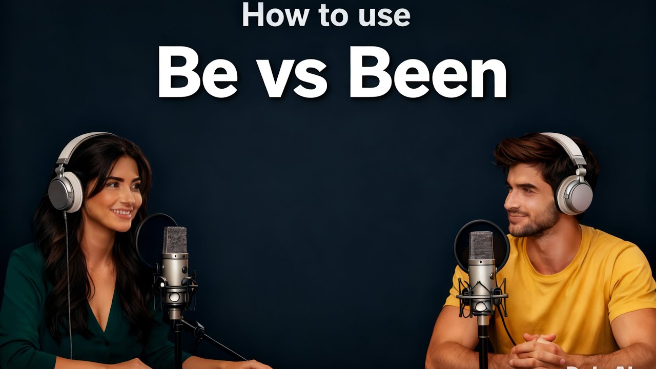 Stop confusing Be,Been and Being in conversation | English practice podcast 