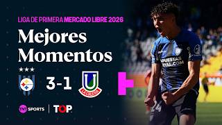 Compacto TOP | 🔵⚫ Huachipato 3 - 1 🔴 U. La Calera | Liga de Primera Mercado Libre 2026 - Fecha 12