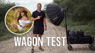 I Used a Photo Wagon in a Field for Portraits… Here's What Happened
