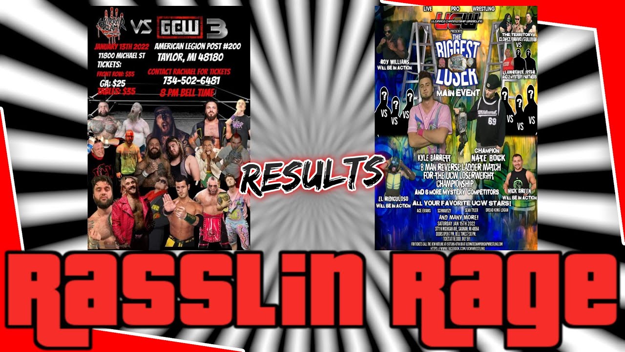 Rasslin Rage EP 191- Horror Slam and UCW Weekend Results!