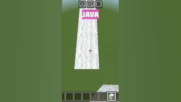 Bridging In Bedrock vs Java || Minecraft || #shorts #ytshorts #minecraft #shortsfeed #meme #bridging