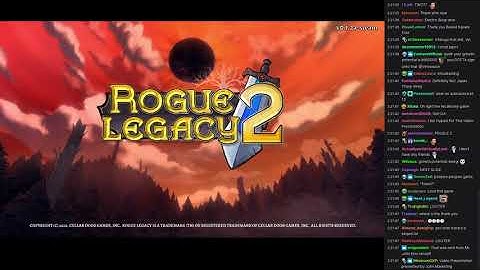 [Vinesauce] Vinny [Chat Replay] - Rogue Legacy 2 Early Access (Part 2)