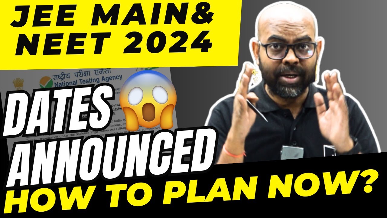 JEE Mains & NEET Exam 2024 Dates Confirmed | Ask us Anything - YouTube