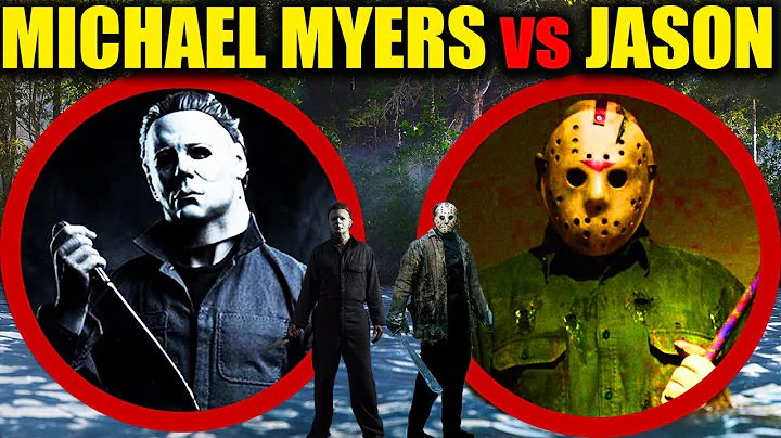 MICHAEL MYERS vs JASON VOORHEES at Camp Crystal Lake! (Stromedy fights Jason)