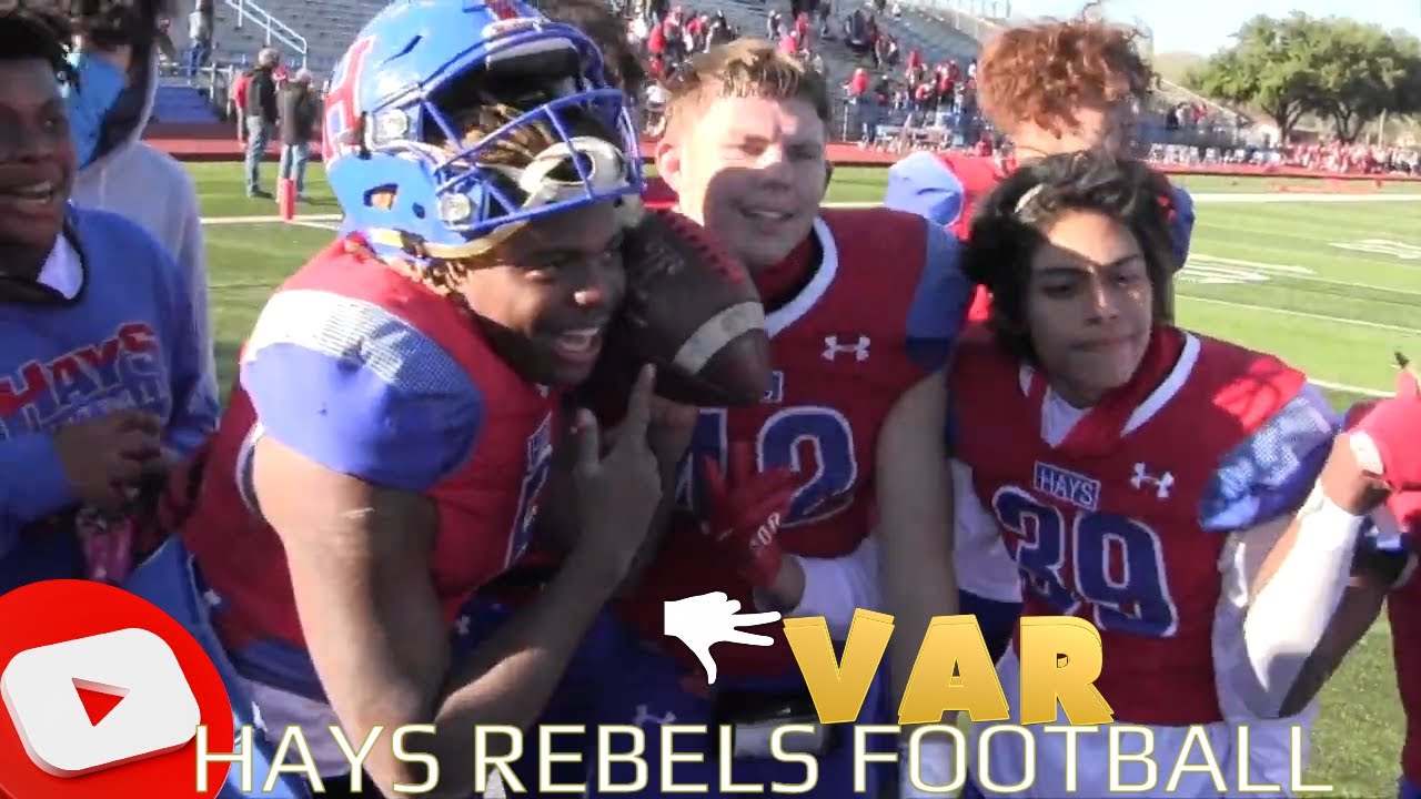 MIXTAPE   Hays Rebels Football 6A D2 Regional Semifinals vs Taft highlights