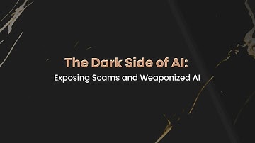 The Dark Side of AI: Exposing Scams and Weaponized AI