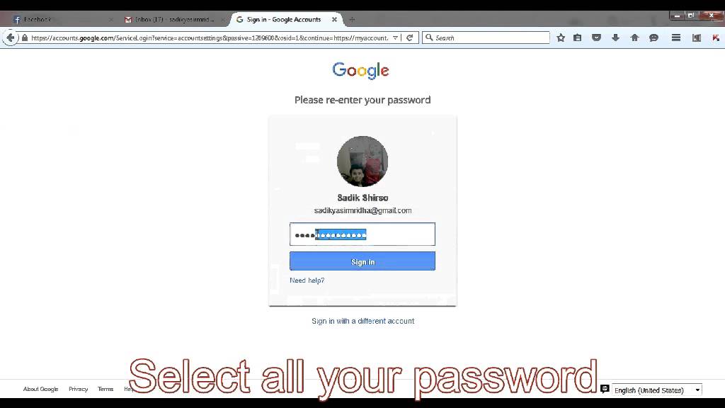 How to see google account password on pc YouTube