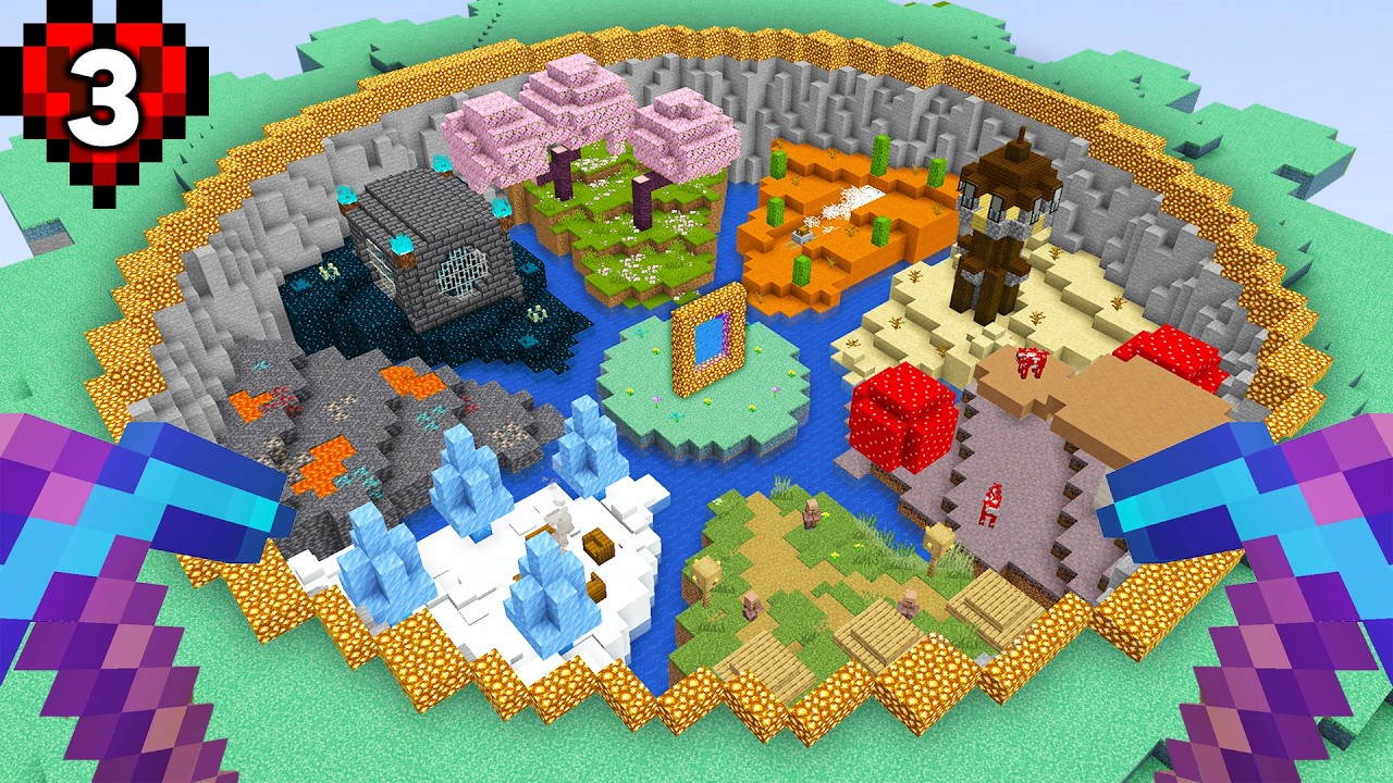 I Transformed the AETHER into the OVERWORLD in Minecraft Hardcore - YouTube