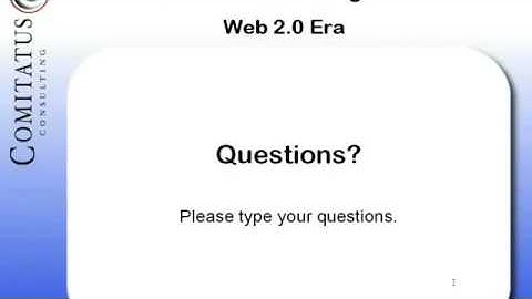 Fundraising for Non-Profits in the Web 2.0 Era Webinar Part 7