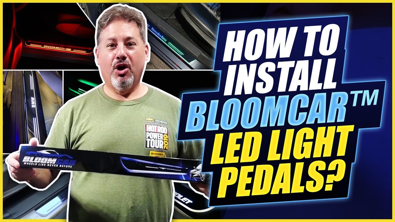 How to install BloomCar™ LED light pedals 