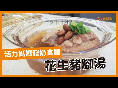 超級發奶湯自己做！哺乳追奶一定要喝過的【花生豬腳湯】