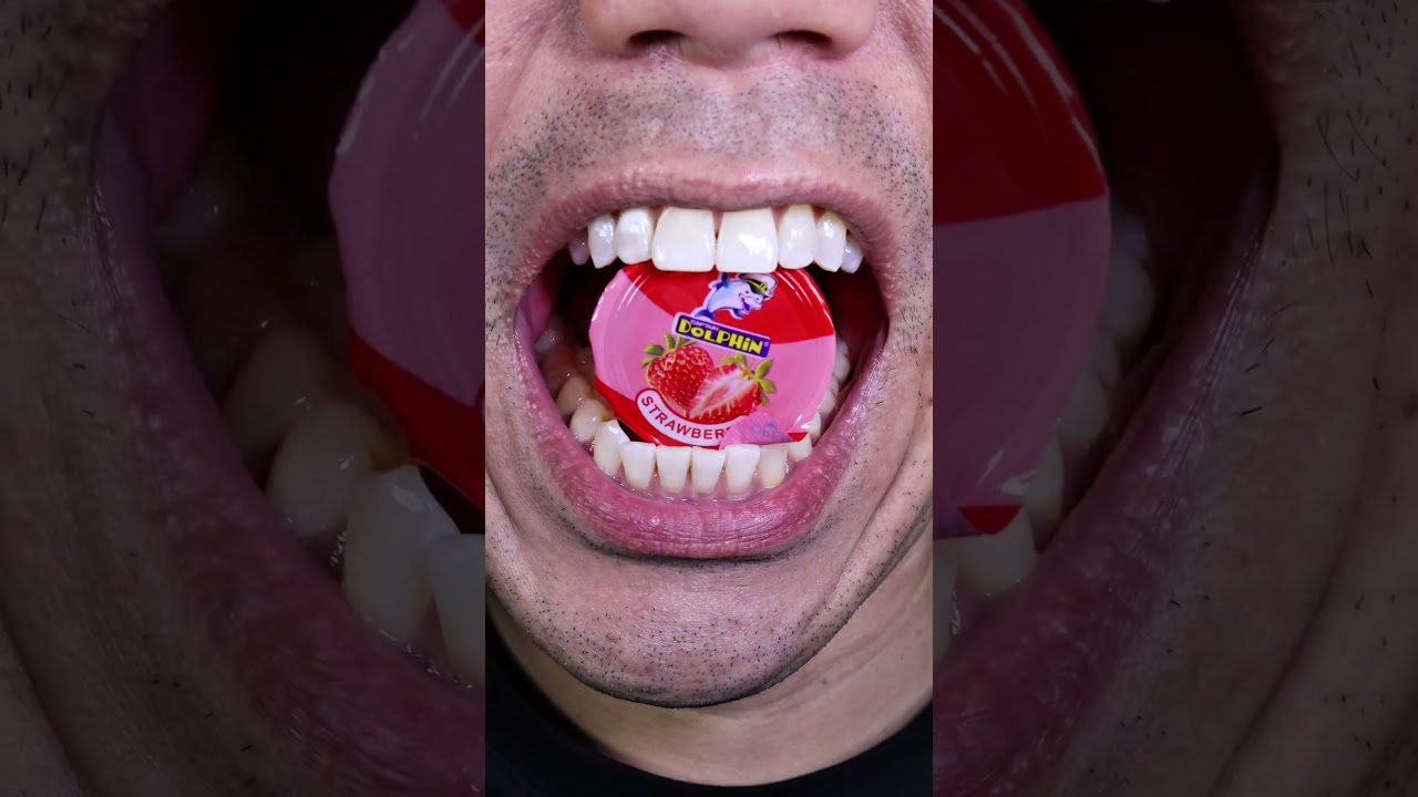 ASMR | Captain Dolphin Strawberry Jelly 🍓