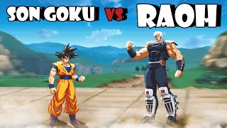 Son Goku vs Ken-oh Raoh. Dragon Ball Super vs Fist of the North Star Anime MUGEN