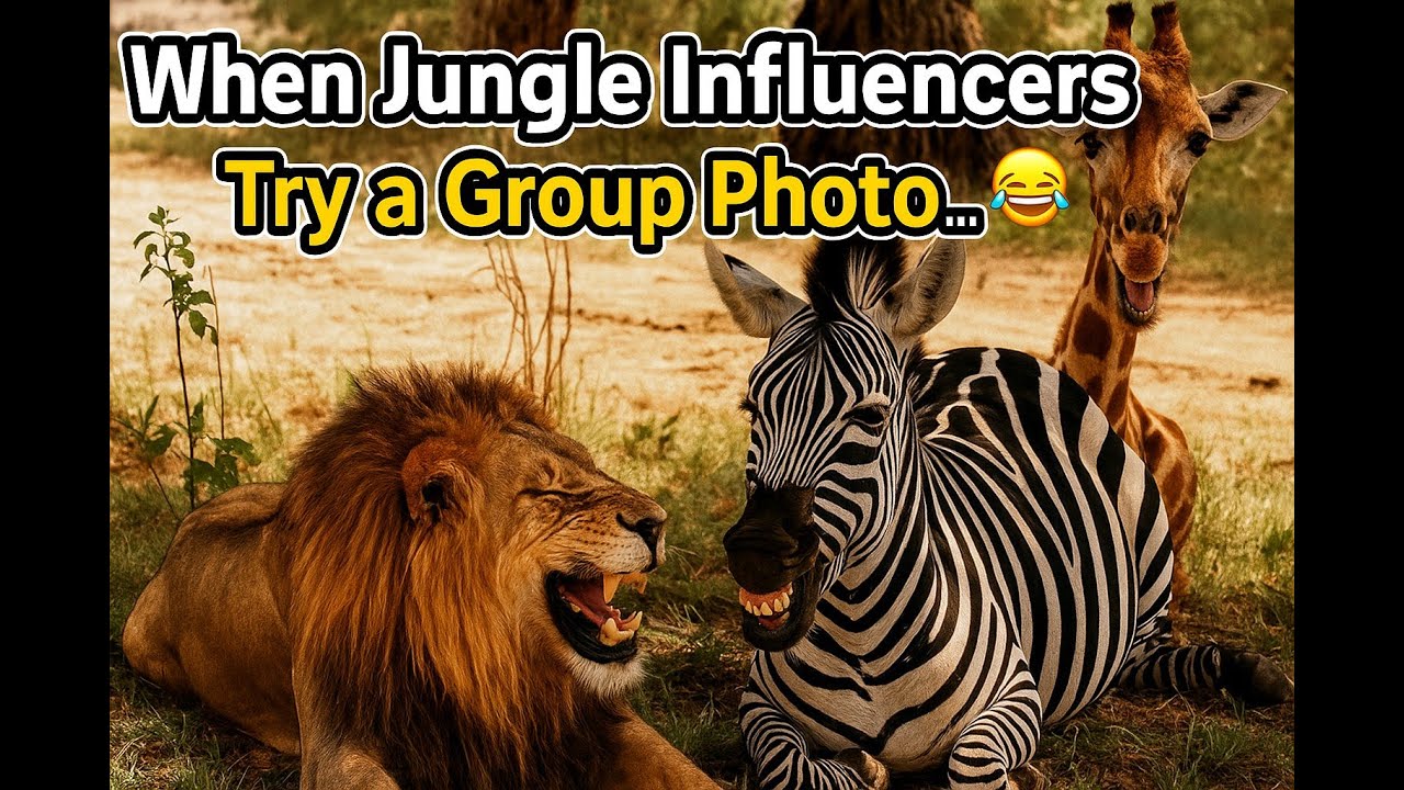 The Wild Vlog Squad 🦓 Funniest Talking Jungle Animals Ever! | AI Animated Comedy Short #shorts