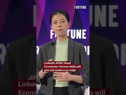 LinkedIn APAC Head Economist: Human skills will give job seekers an edge #LinkedIn #jobmarket