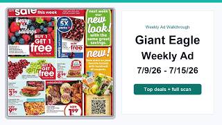 Giant Eagle Weekly Ad (7/9/26 - 7/15/26) Best Deals
