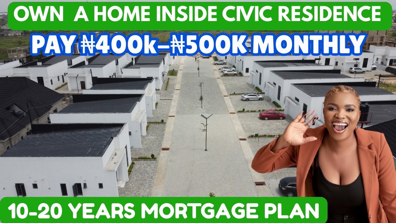 INSIDE CIVIC RESIDENCE Ajah | Lekki Home With 10-20 Years Mortgage Plan | 500K Monthly Payment 