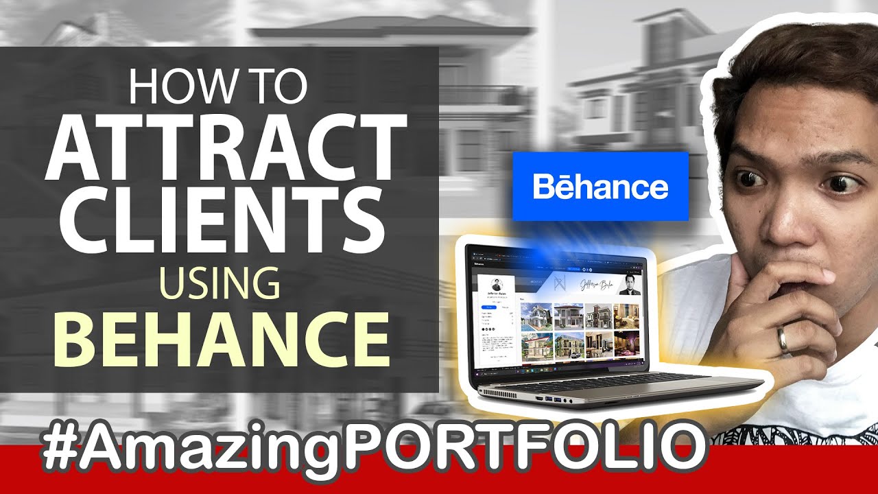 HOW TO ATTRACT CLIENTS USING BEHANCE || FREE Architectural Portfolio