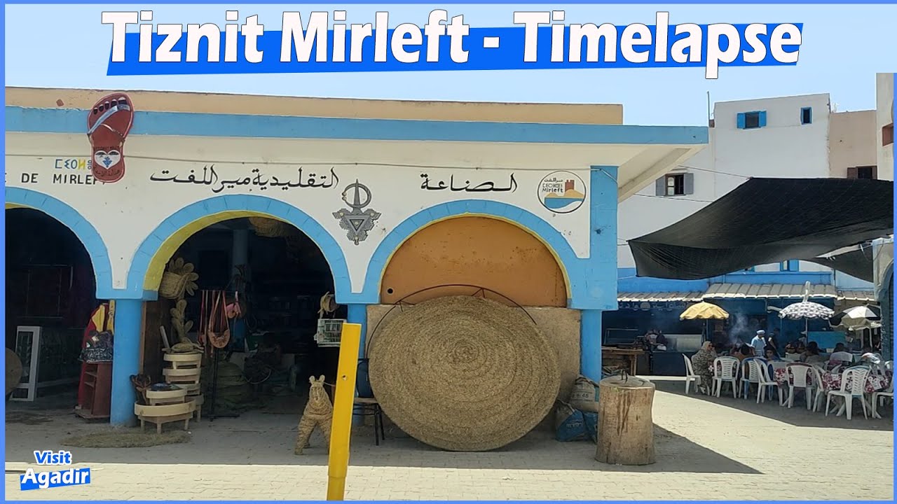 Road from Tiznit to Mirleft - Timelapse - Visit Morocco