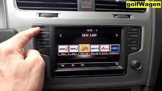 VW MIB radio station autostore
