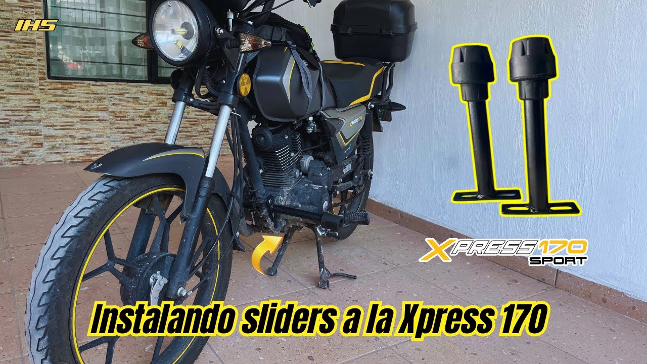 Instalacion de sliders a la Vento Xpress 170 Sport