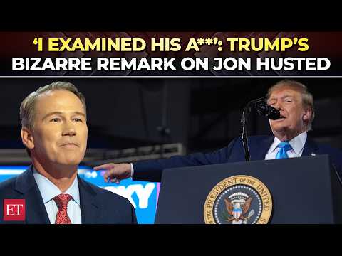 ‘I never did that with a man before’: Trump’s bizarre remark about senator Husted at Kentucky rally