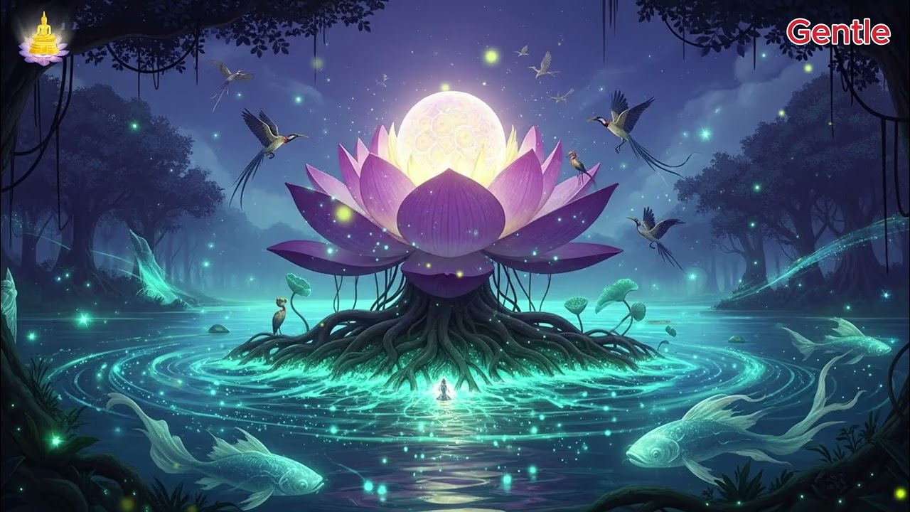 Gentle Music for Relaxation | 5 HOURS Loop of Calm and Soothing Sounds | Insect Sounds