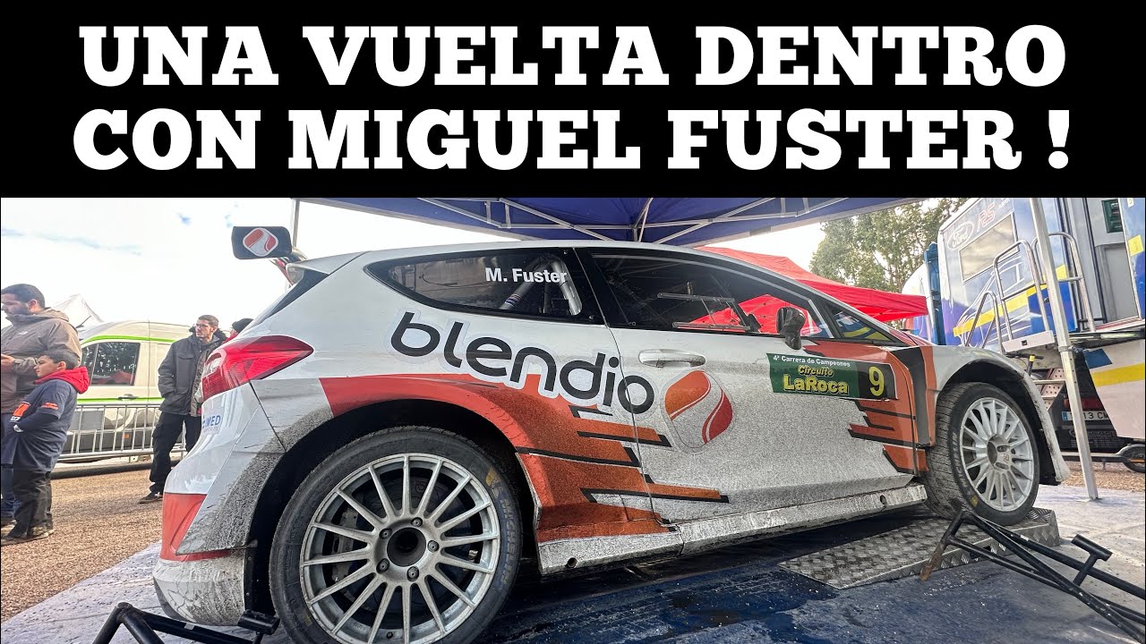 UNA VUELTA CON MIGUEL FUSTER EN LA CARRERA DE CAMPEONES !!