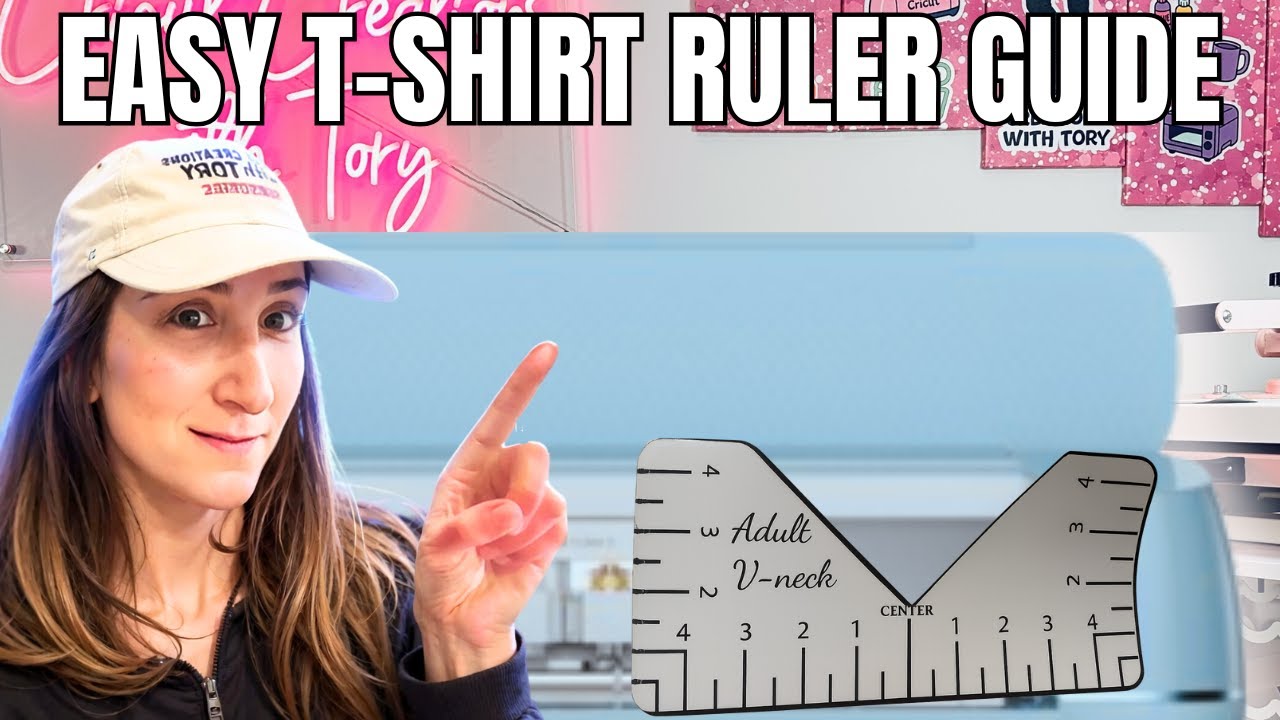 How To Make A T-Shirt Ruler Guide - YouTube