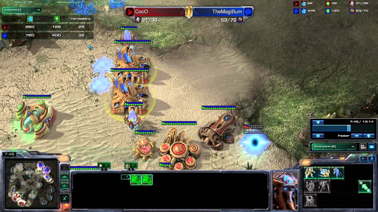 SC2: CocO vs TheMagiBum PvZ