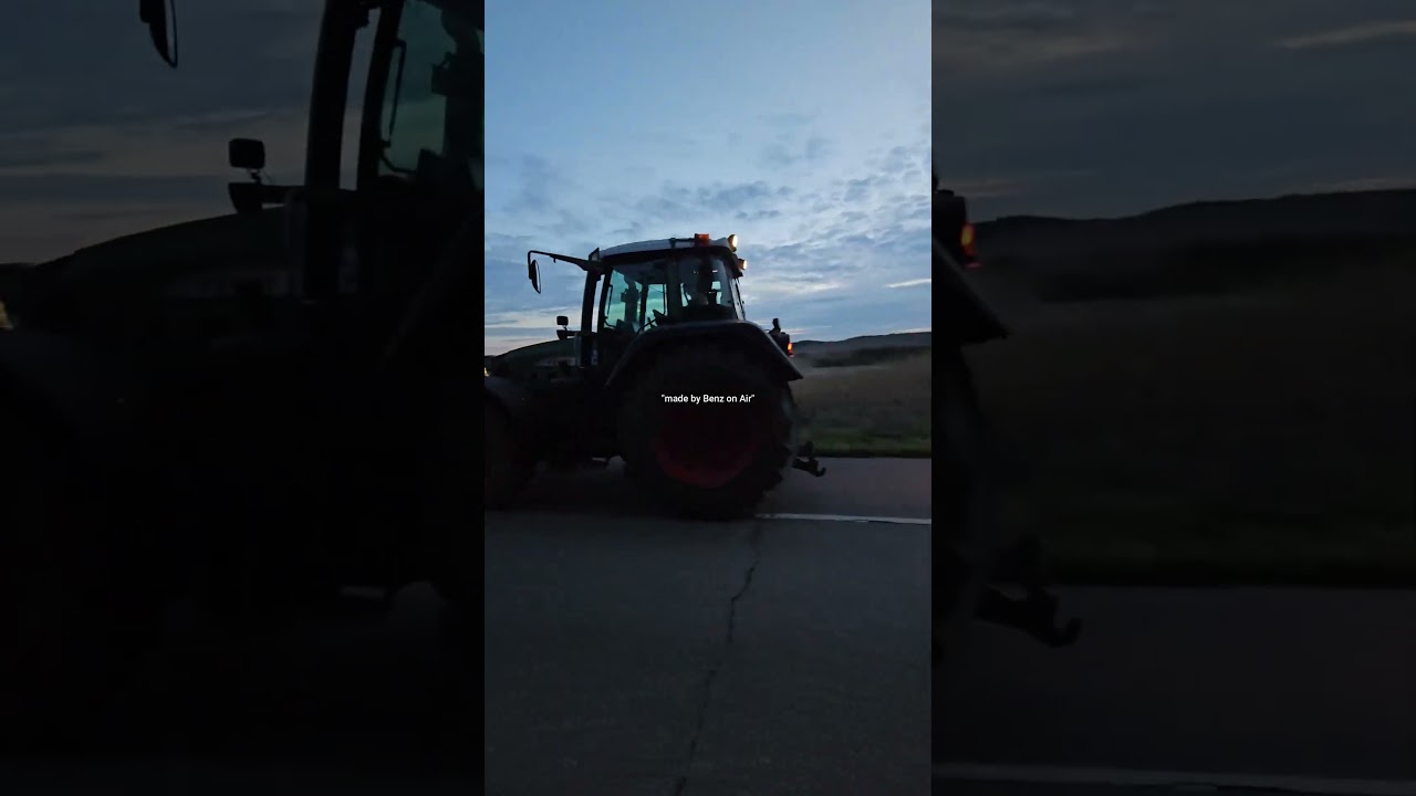 Fendt TMS in der Dämmerung!🎩🚜