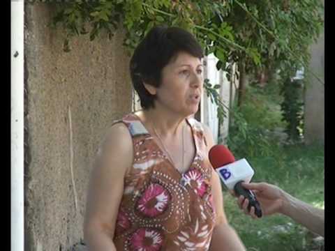 დაზიანებული წყალსადენის სისტემა ბოლნისში.