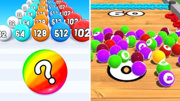 Number Ball 3D Merge VS Bump Pop | walkthrough gameplay - IOS Android