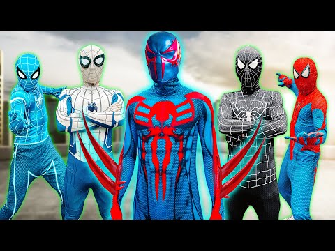TEAM SPIDER-MAN vs BAD GUY TEAM | The Spider-Verse: SPIDER-MAN 2099 ( Live Action )