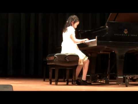 Chelsey Liu, 7, plays Musette by JS Bach and "Bear"