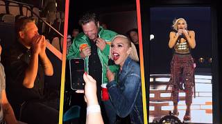 Gwen Stefani Shouts Out Blake Shelton as He FINALLY Attends Her Las Vegas Residency