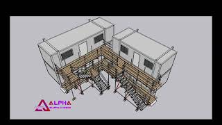 Full Site Welfare Gantry - scaffold Update