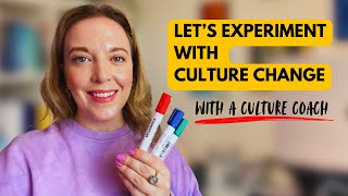 My 5 Step Process to Experiment with Culture Change A 5 Step System For Lasting Change