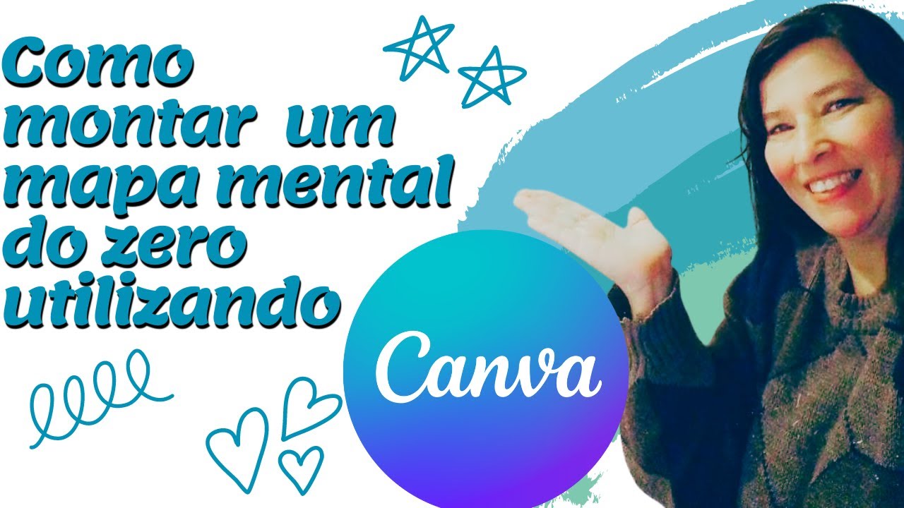 Como montar um mapa mental do zero utilizando o canva - YouTube
