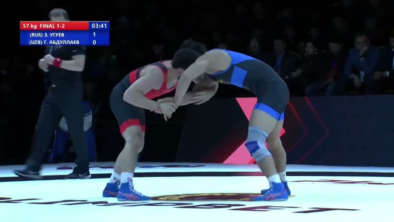 PWL-3 Zaur Uguev (RUS) vs Gulomjon Abdullaev (UZB) 57Kg Poddubny Wrestling League 2022