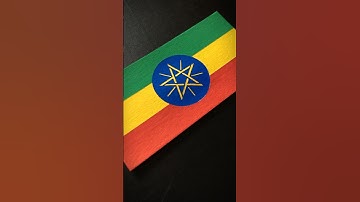 ETHIOPIA 🇪🇹 Flag Drawing #africa #ethiopia #drawing