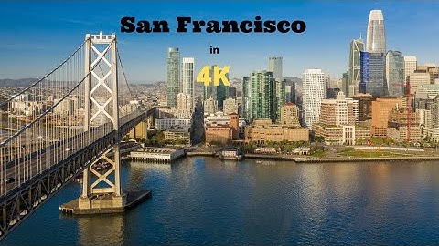 4K Aerial Footage with Music of San Francisco and Berkeley, California.