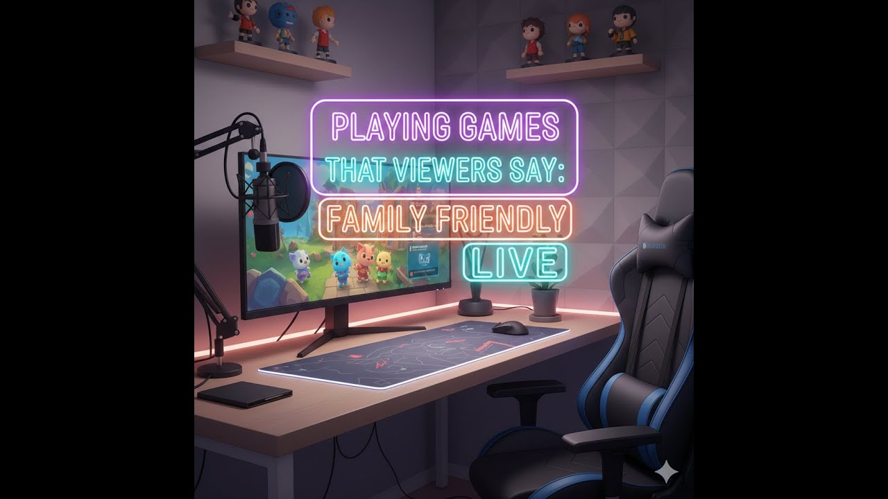 playing Games that viewers say family friendly live